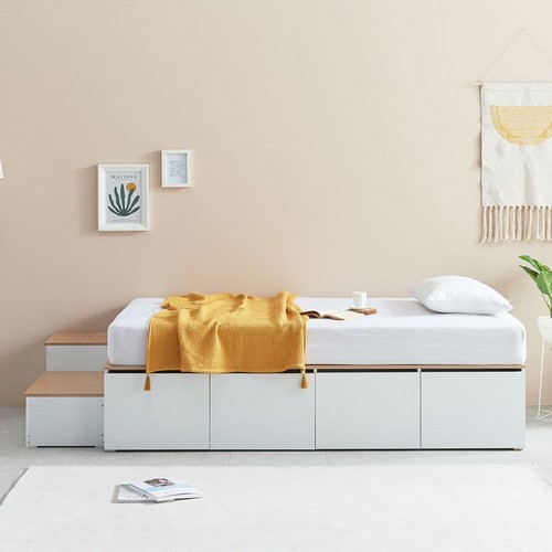 늘품 베이직 수납 침대 S