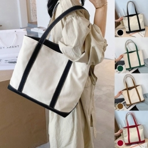 오너클랜 데일리 보부상 캔버스 숄더 에코백 WBE3A76