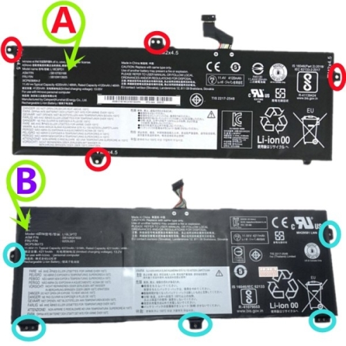 레노버 씽크패드 X13 X390 X395 요가 Gen1 20NM 20Q0 20Q1 TP00106A B C D용 L18M6PD1 L.._이미지