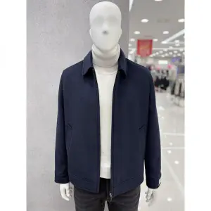 프리미엄 울 모직혼방 겨울 블루종 스탠카라 하프 코트 자켓 2컬러 총장 66cm_JK1084837