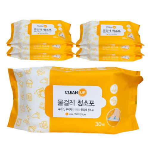 장원 클린업 물걸레 청소포 30매 [5개]