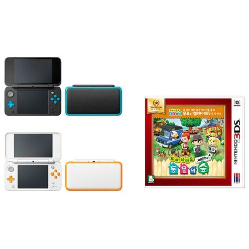 뉴 2DS XL + 튀어나와요 동물의 숲 패키지 본체_이미지