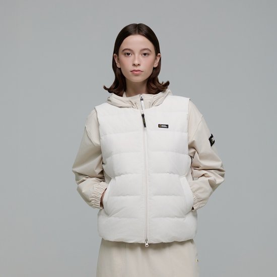 내셔널지오그래픽 헤론 U넥 경량 다운 베스트 N244WDV920_이미지