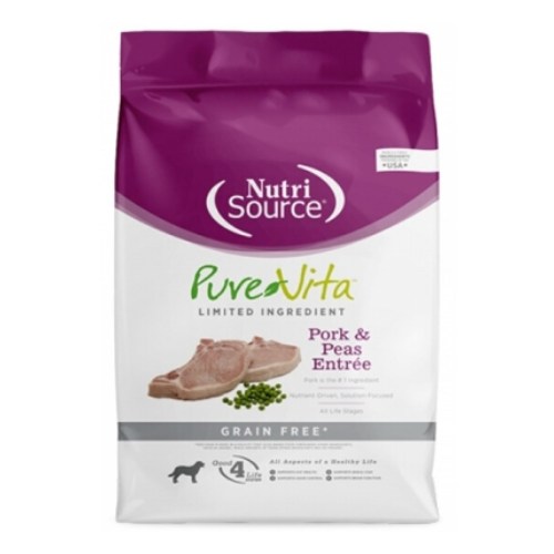 TUFFY 퓨어비타 독 그레인프리 포크&완두콩 앙트레 11.3kg (1개)