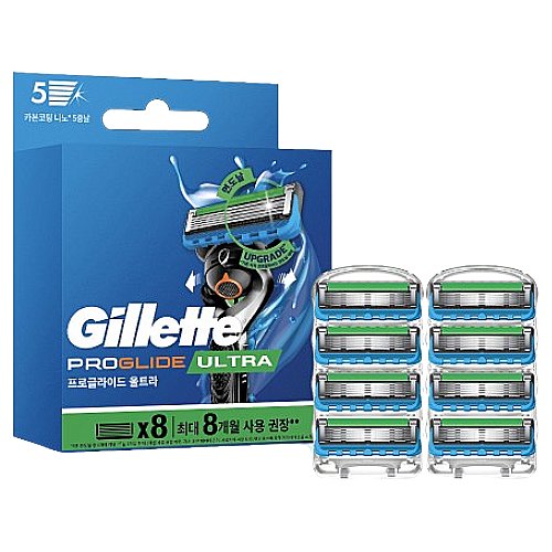 질레트 2024 프로글라이드 울트라 면도날 (8개)_이미지