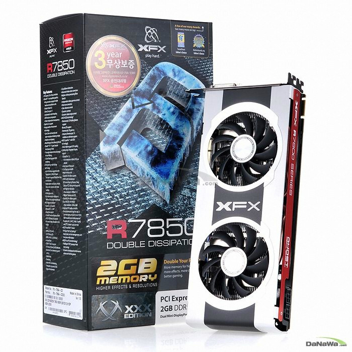 XFX 라데온 HD 7850 XXX Edition D5 2GB 디지탈그린텍_이미지