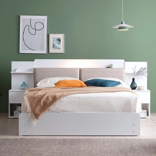 파로마 에밀리 서랍형 수납 LED침대 K (매트별도)_이미지