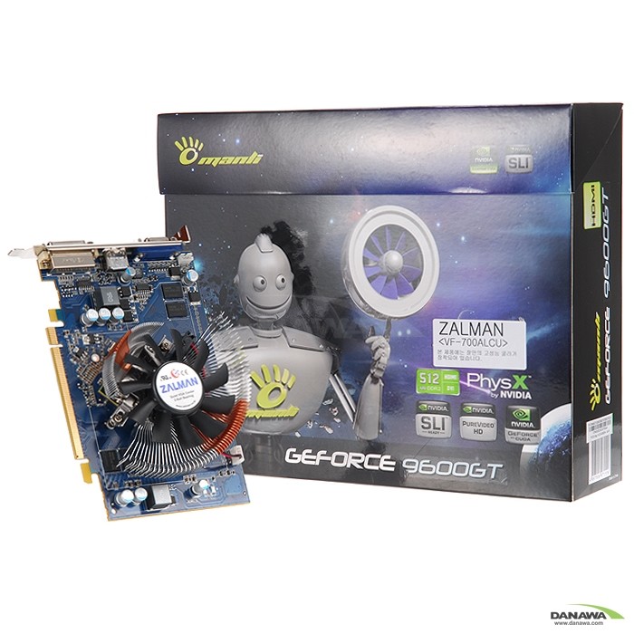 MANLI 지포스 9600GT HDMI D2 512MB 잘만 AlCu_이미지