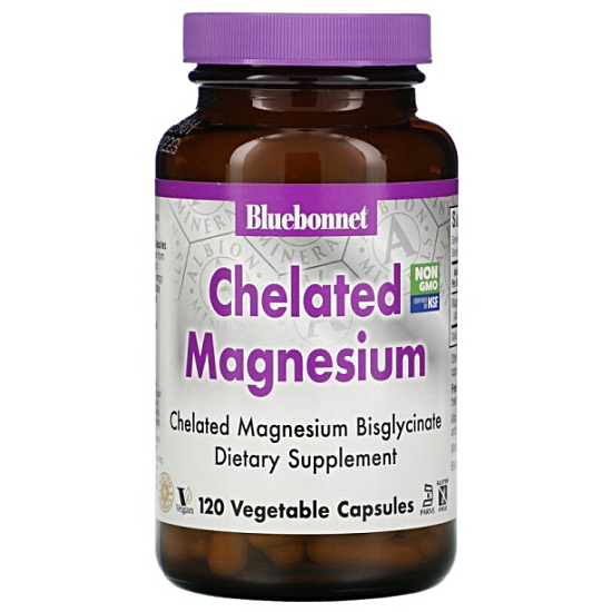 블루보넷 킬레이트 마그네슘 120베지캡슐 (해외) (2개)