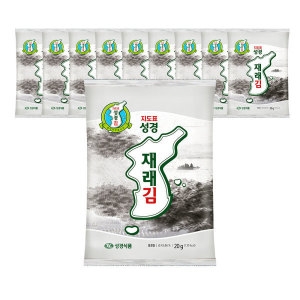성경김본사 잘라먹는 재래 전장김 20g
