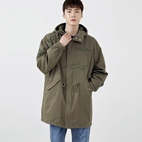 JEEP 레터링 시리즈 야상 점퍼 야상2 JN1JPU10612SG_이미지