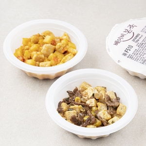 베이비본죽 반찬 한우 두부 강정 100g + 갈릭 로제 찜닭 100g A세트 1세트_이미지