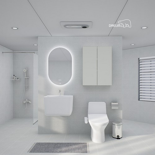 대림바스 스마트클린바스 뉴트럴 살균LED거울형 거실욕실+휴젠뜨+비데