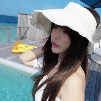 라일리 Rly 여자 여름 린넨모자 바다 여행 필수 파나마햇 돌돌이 S10266375