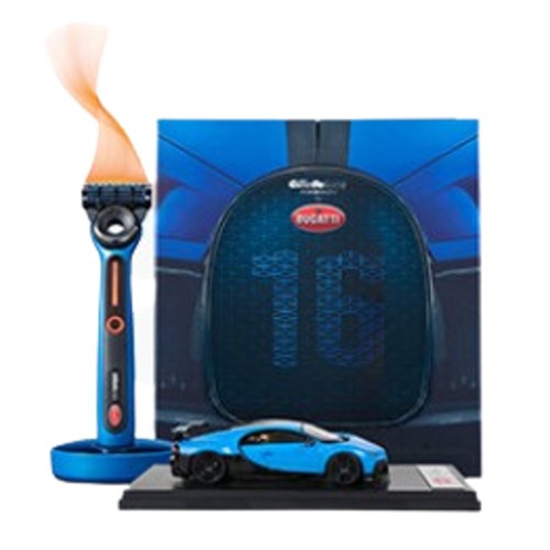 질레트 랩스 히티드 레이저 부가티 에디션 (면도기1개+부가티 토이카)