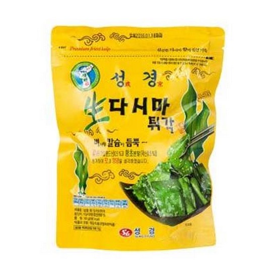 성경식품 지도표성경김 생다시마튀각 60g (5개)