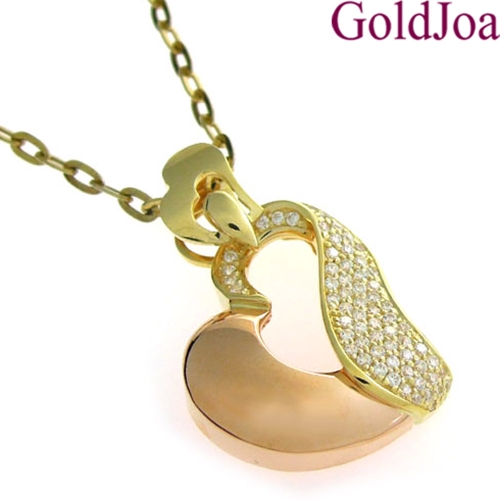 골드조아 14K 럭셔리 세련된 고급 하트 큐빅 메달만 gt-m314p 14K팬던트 목걸이