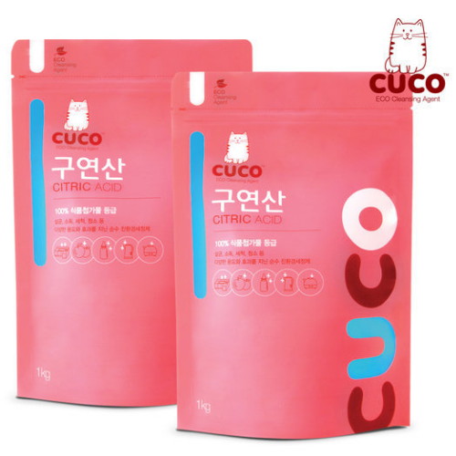 CUCO 구연산 베이직 1kg (2개)_이미지
