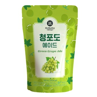 한국<b>맥널티</b> 청포도 에이드 190ml