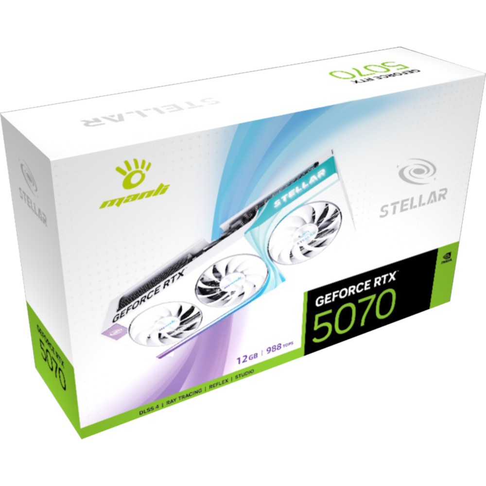 MANLI 지포스 RTX 5070 Stellar OC D7 12GB 인텍앤컴퍼니_이미지