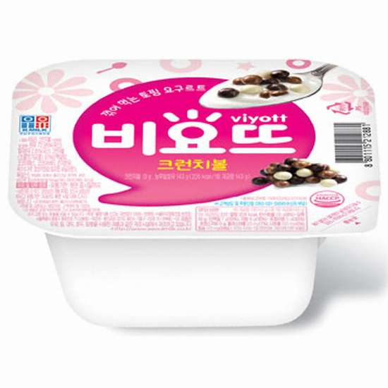 서울우유 비요뜨 크런치볼 138g (5개)