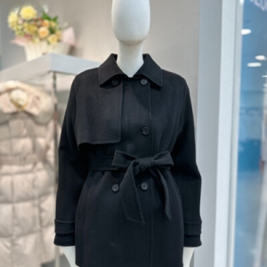 더틸버리 건플랩 더블 하프 코트MTPBM0CT74W_DG_이미지