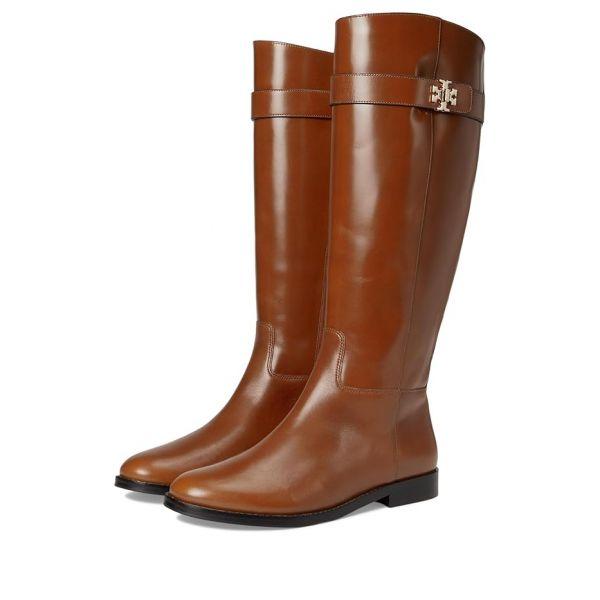 토리버치 우먼 Turnlock Riding 부츠 Sierra 꼬냑 10971897