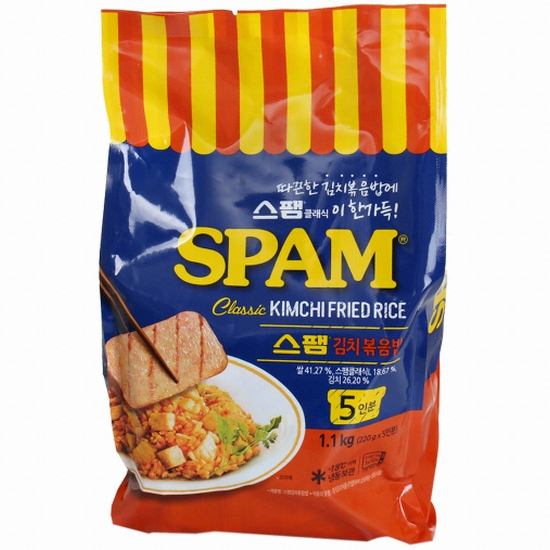 CJ제일제당 스팸 김치 볶음밥 5인분 1.1kg (1개)_이미지