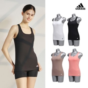아디다스언더웨어 소프트 에어립 데일리 브라탑 런닝형 4종