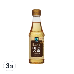 대상 청정원 우리쌀 요리주 맛술 410ml (3개)