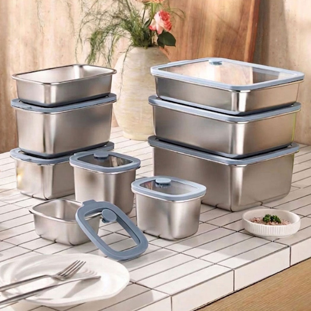 스마트 글라스 316L 스텐 밀폐찬통 600ml