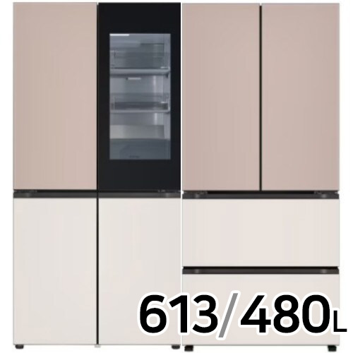 LG전자 오브제컬렉션 노크온 Fit & Max M626GAG332S + Z484GAG172S_이미지