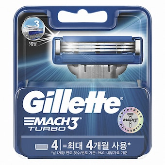 <b>질레트</b> 마하3 터보 면도날