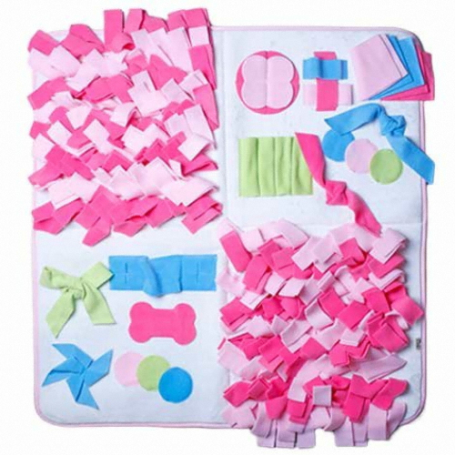 시소플레이 노즈워크 후각놀이매트 핑크