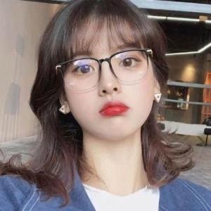 오너클랜 예쁜 안경 남자 여자 대학생 스마트 지적인 가벼운 WB9D67A_이미지