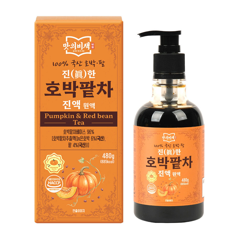 아임뉴트리 맛의비책 진한 국산 호박팥차 진액 480g (2개)_이미지