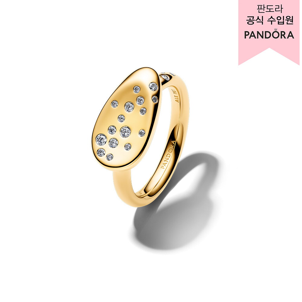 판도라 스몰 스톤 세팅 오벌 시그넷 링 164707C01