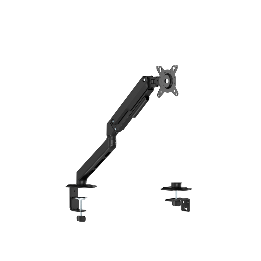 AMX 싱글 모니터암 블랙