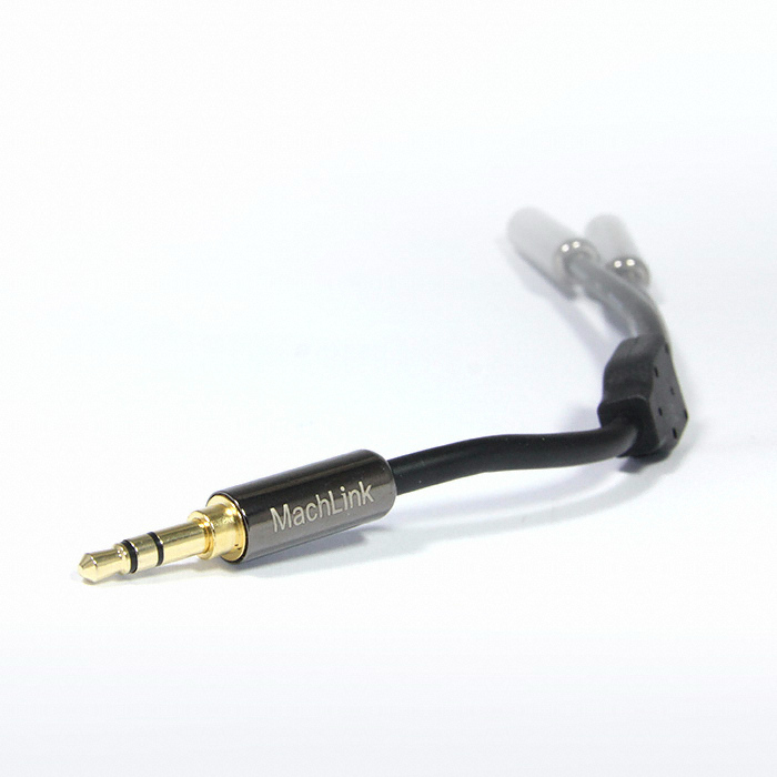 마하링크 3.5mm 스테레오 AUX Y형 케이블 (ML-SYH015, 15cm)_이미지