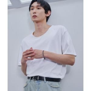  드로우핏 DRAW FIT 실켓 코튼 U넥 티셔츠 WHITE DFTS4201WH 458834