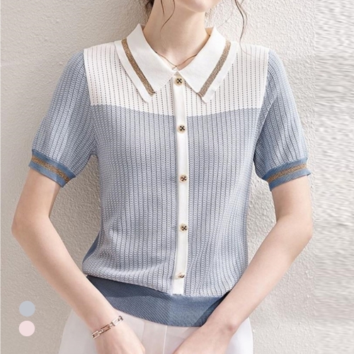 하난에프씨 KARRA 메탈샤인배색니트_A5M1382