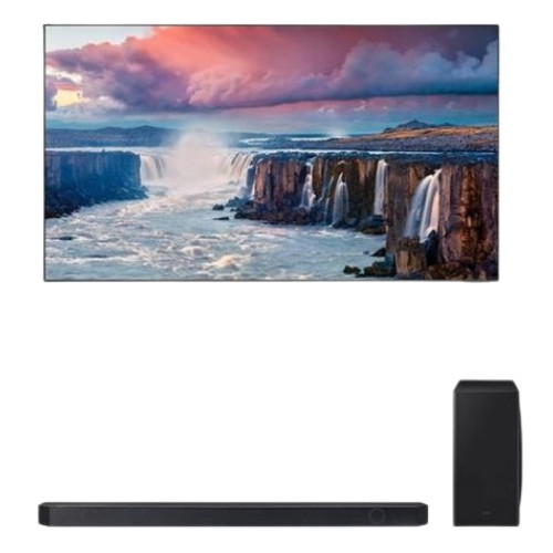 삼성전자 네오QLED KQ85QNC800FXKR (벽걸이+사운드바, HW-Q800C)_이미지