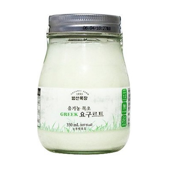 범산목장 유기농 목초 그릭요거트 350ml (1개)_이미지
