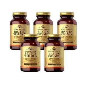 솔가 비오틴 5000mcg 100캡슐 (5개)_이미지