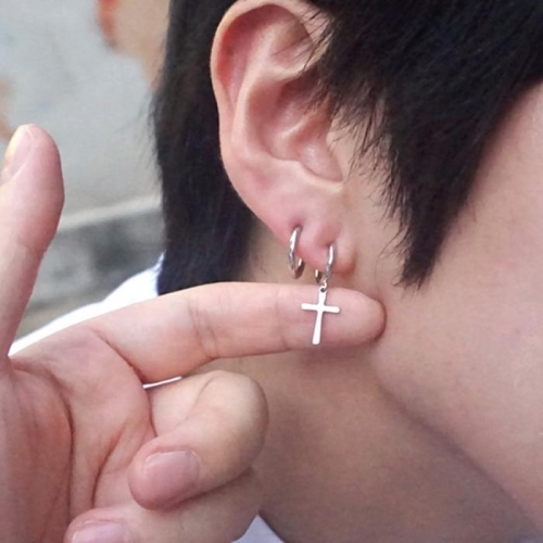 남녀공용 남자 십자가 체인 링귀걸이 귀찌 6개세트 7363945