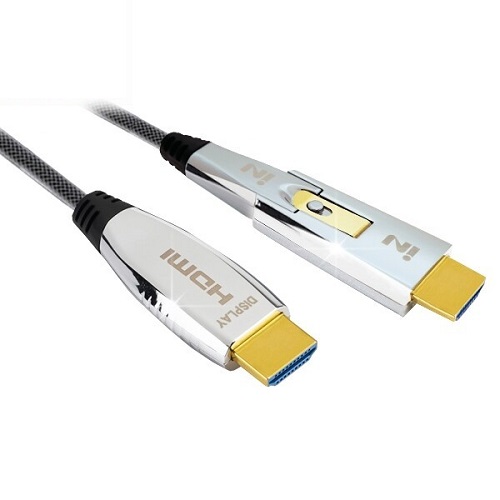 인네트워크 배관용 하이브리드 광 AOC 망사 HDMI 케이블 (IN-HHAOC2030, 30m)