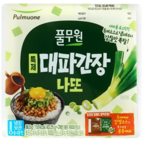 풀무원 특제 대파간장 나또 86.5g (1개)_이미지