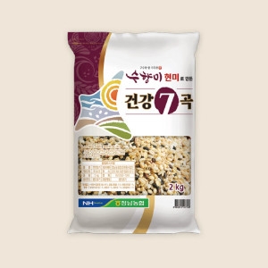 초록숟가락 수향미 현미로 만든 건강7곡 2kg [1개]