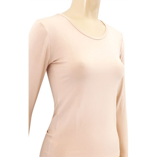 고아라 스킨핏 텐셀 9부 얇은 내의 상의 9600_이미지