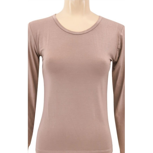 고아라 스킨핏 텐셀 9부 얇은 내의 상의 9600_이미지